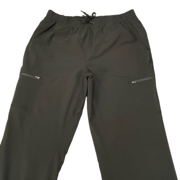 Eddie Bauer Lined Sweatpants Womens Size 14 Black  Elastic Waist Drawstring - Picture 14 of 16